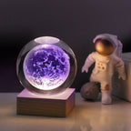 Arenzza 3D Galaxy Crystal Ball Nightlight decorative lamp with cosmic galaxy design, perfect for home decor and ambient lighting.