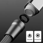 Arenzza explosion-proof braided shower hose with anti-leak design, flexible and durable for household bathroom use.