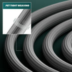 Arenzza upgraded explosion-proof braided shower hose with anti-leak design, durable houseware kitchen fixture in a bathroom setting.