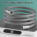 Arenzza explosion-proof braided shower hose with anti-leak design, featuring durable metal fittings and flexible construction.