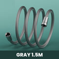Arenzza upgraded explosion-proof braided shower hose with anti-leak design, showcasing its durable, flexible construction for household use.