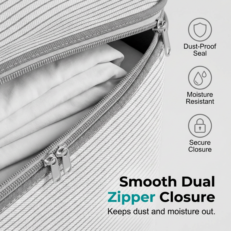Arenzza large collapsible storage bag with handles, made of durable houseware material, shown expanded with handles visible.