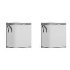 Arenzza large collapsible storage bag with handles, foldable houseware and kitchen organizer for closet or storage use.