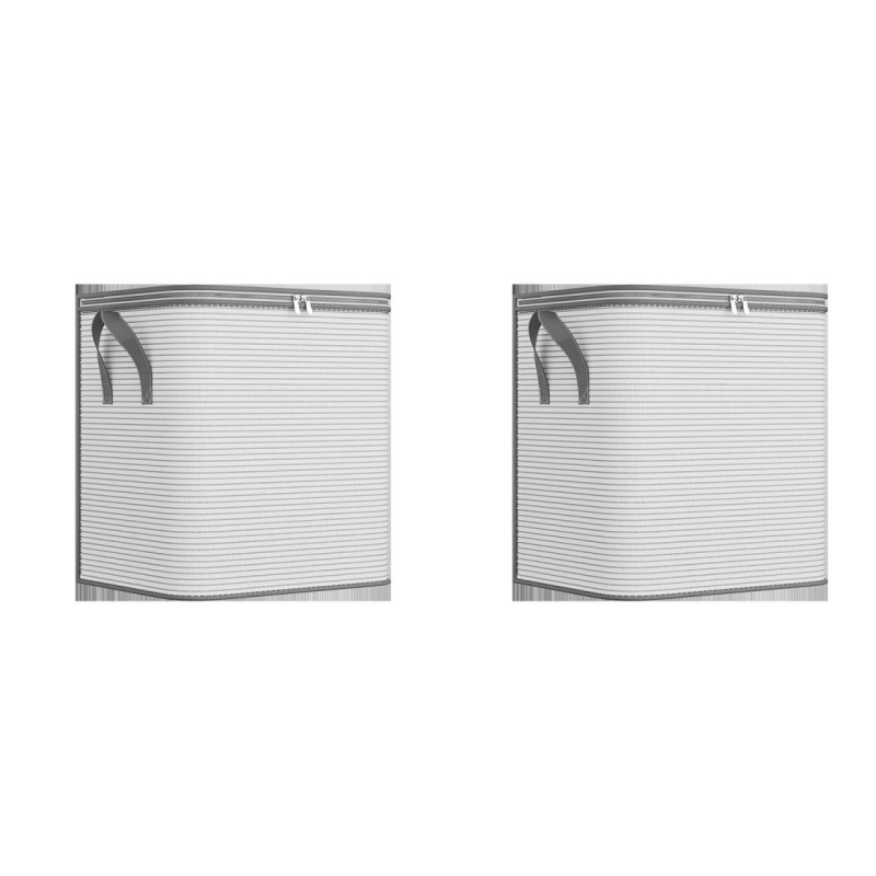 Arenzza large collapsible storage bag with handles, foldable houseware and kitchen organizer for closet or storage use.