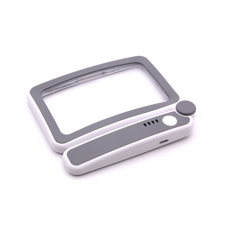 Arenzza folding handheld magnifying glass with built-in light, suitable for reading and detailed houseware and kitchen tasks.