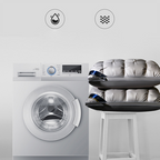 Arenzza washable ergonomic neck pillow with breathable fabric and 3D stitching, designed for comfort and support during travel or relaxation.