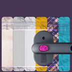 Aarenza portable mini steam iron for houseware and kitchen use, with a compact design and stainless steel soleplate.