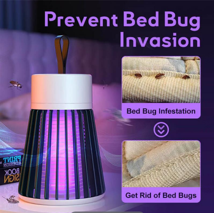 Arenzza portable indoor and outdoor insect killer with a fly and mosquito trap, designed for houseware and kitchen use.