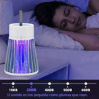 Arenzza portable insect killer trap for indoor and outdoor use, designed to attract and eliminate flies and mosquitoes.