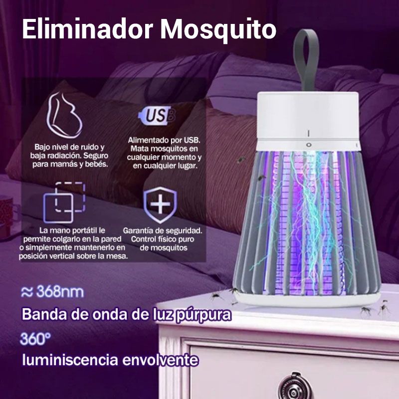 Arenzza portable insect killer trap for indoor and outdoor use, designed to attract and capture flies and mosquitoes.