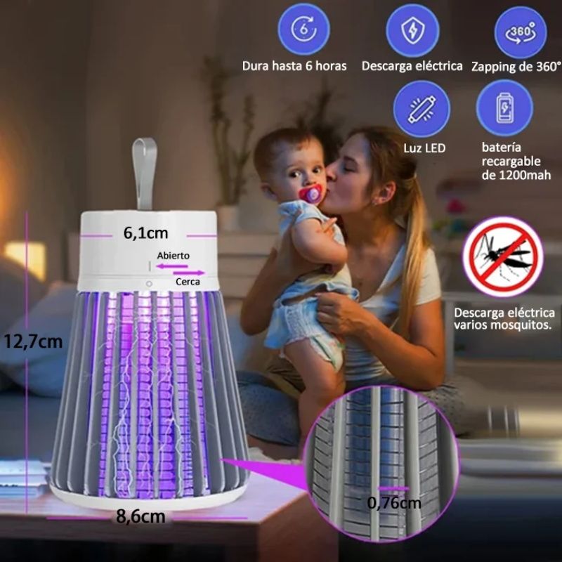 Arenzza portable indoor and outdoor insect killer with a fly and mosquito trap, designed for houseware and kitchen use.