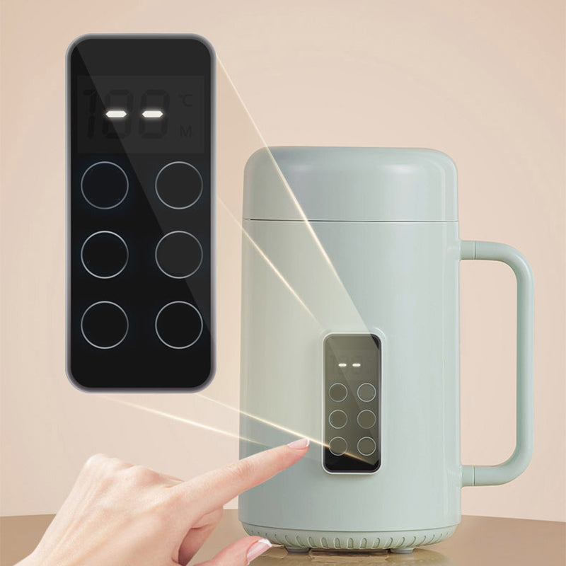 Arenzza multi-function portable electric kettle in sleek design, featuring a handle and spout, on a kitchen countertop.