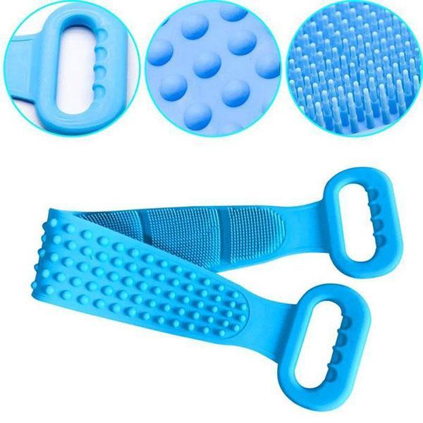 Arenzza HydratBath silicone body cleansing brush with ergonomic handle and textured surface for gentle skin cleansing.