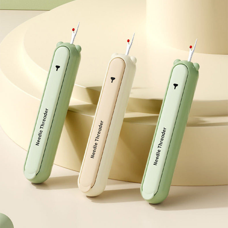 Arenzza 2-in-1 threading and seam-ripping tool, houseware and kitchen tool with ergonomic handle and metal tips for fabric sewing tasks.