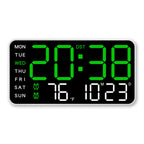 Arenzza multifunctional LED digital wall clock with modern design, displaying time in a sleek digital format for contemporary homes.