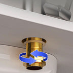 Aarenza hot and cold dual-purpose universal faucet for kitchen and houseware, with chrome finish and ergonomic handle.