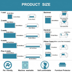 Aarenzza thickened non-slip washable sofa cover in neutral color, designed to protect and enhance sofa furniture.