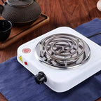 Arenzza multi-functional electric stove for home cooking, compact houseware appliance with control knobs and cooking surface.