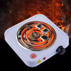 Arenzza multi-functional electric cooking stove with control knobs and digital display, ideal for home kitchen use.
