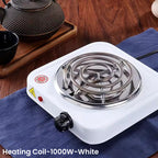 Arenzza multi-functional electric stove for home cooking, compact houseware kitchen appliance with control knobs and cooking surface.