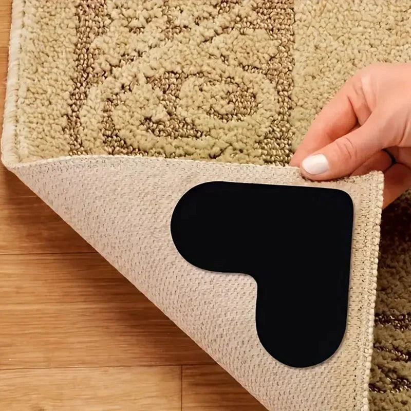 A colorful gradient plush floor mat from Arenzza, soft and cozy houseware suitable for kitchen or living room use.