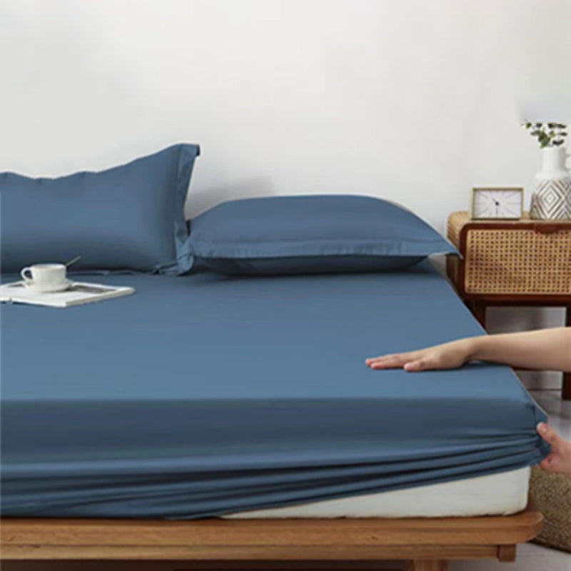 Aarenza 3-piece soft sheet set with fitted sheets and pillowcases, made of comfortable, easy-to-secure fabric for home bedding.