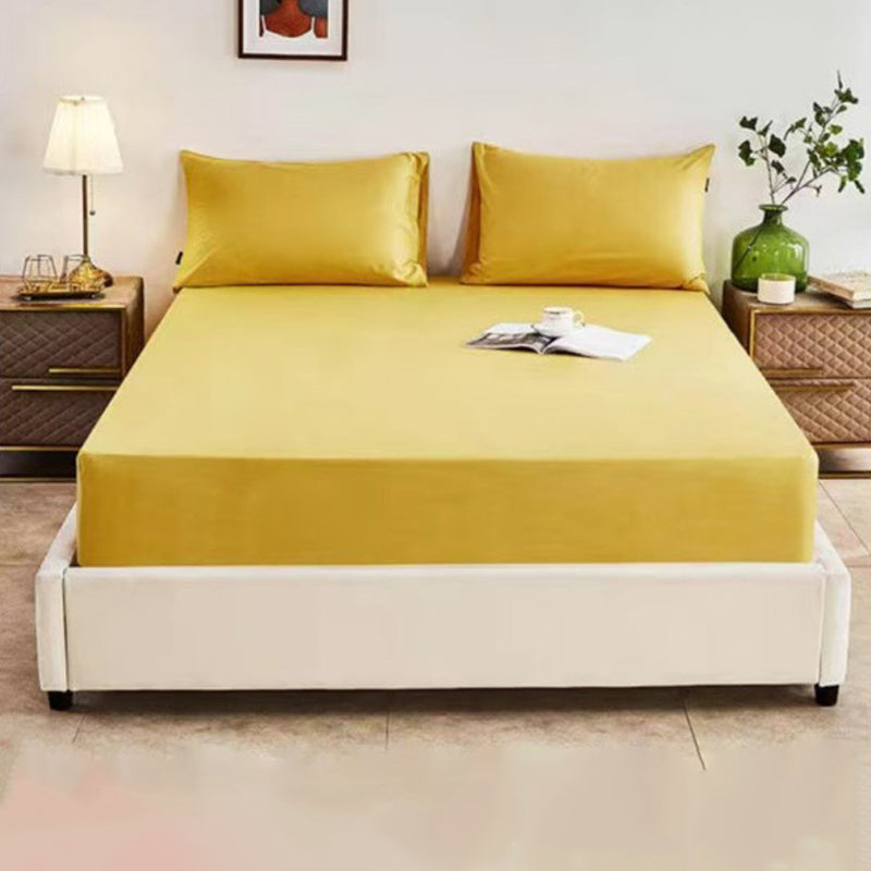 Aarenza 3-piece soft sheet set with secure fit, featuring smooth, comfortable bedding for a cozy bedroom setting.