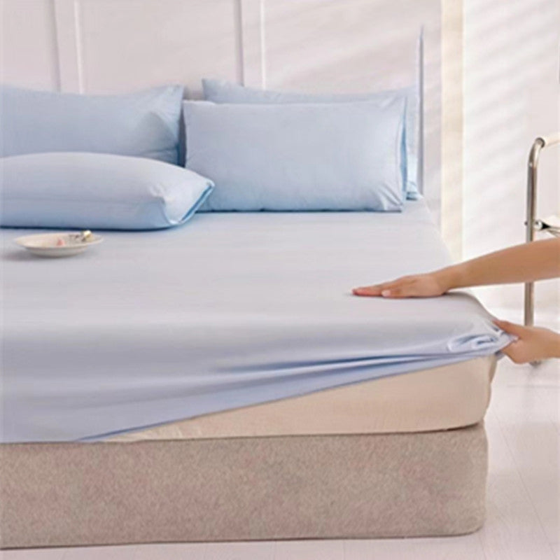 Arenzza 3-piece soft sheet set in neutral colors, featuring easy and secure fit for comfortable houseware and kitchen use.