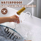 Arenzza hanging vacuum storage bags for kitchen and houseware, featuring clear plastic design for space-saving storage.