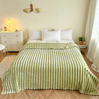 Arenzza thickened rabbit plush and milk velvet cover blanket in cozy beige, perfect for houseware and kitchen comfort.