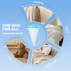 Arenzza floating laundry lint mesh bag for laundry, made of breathable mesh fabric, designed to catch lint during washing.