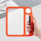 Arenzza rechargeable LED magnifying glass with 3 light modes, featuring a clear lens and ergonomic handle for houseware and kitchen use.