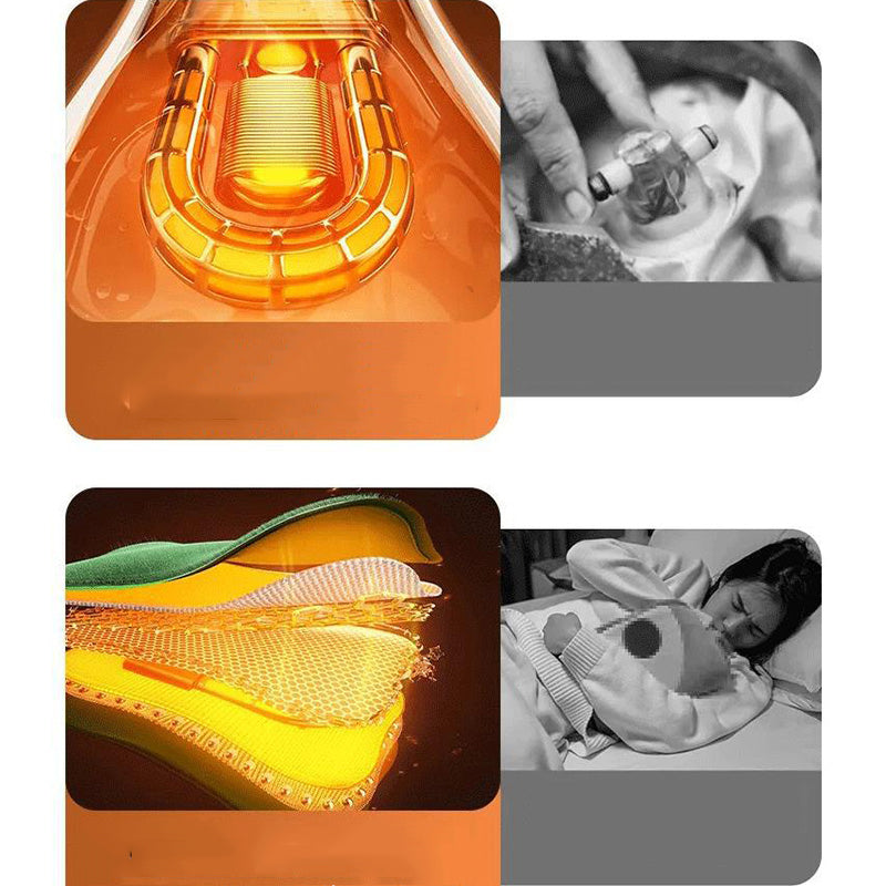 Arenzza graphene USB rechargeable hand warmer with dual-sided heating and rapid 1-second heat, designed for winter warmth.