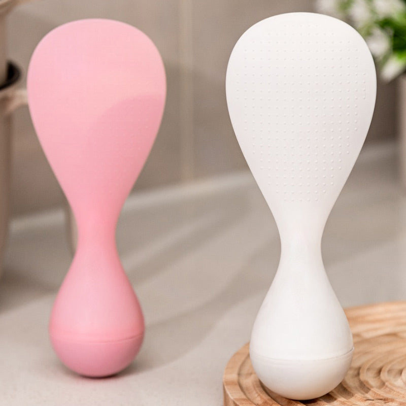 Arenzza household rice spoon tumbler, kitchen utensil with ergonomic handle, designed for serving rice and household use