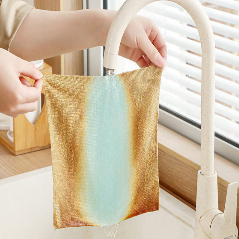 A set of 20 reusable microfiber paper towels from Arenzza in a box, designed for eco-friendly houseware and kitchen cleaning.