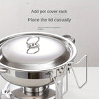 Aarenzza stainless steel chafing dish buffet set with lids, serving utensils, and adjustable stands for kitchen and catering use.