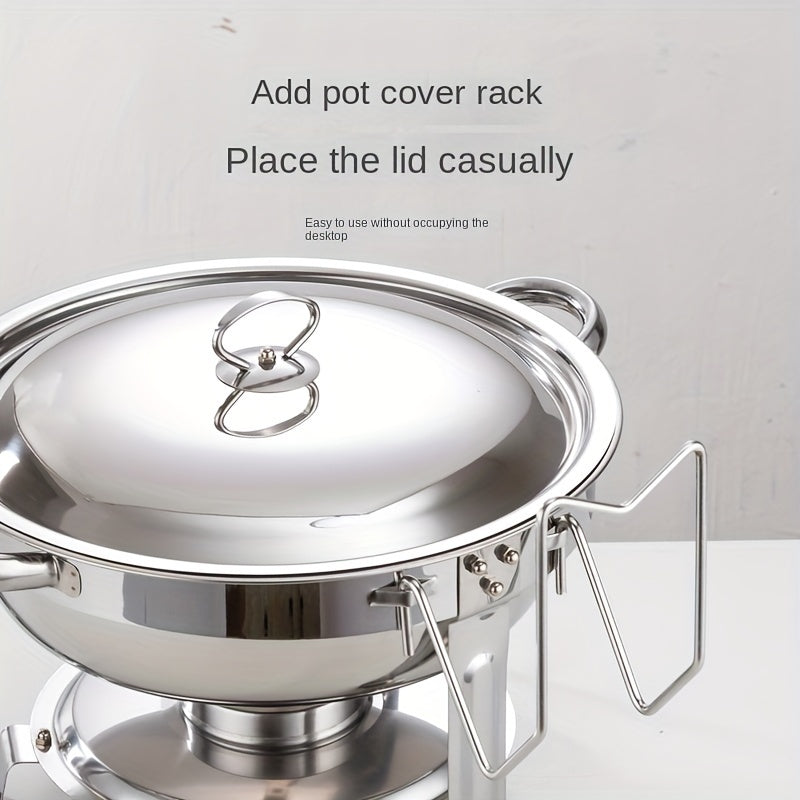 Aarenzza stainless steel chafing dish buffet set with lids, serving utensils, and adjustable stands for kitchen and catering use.