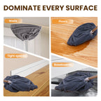Arenzza reusable broom cleaning cloth cover on a kitchen floor, designed for houseware and cleaning tasks.