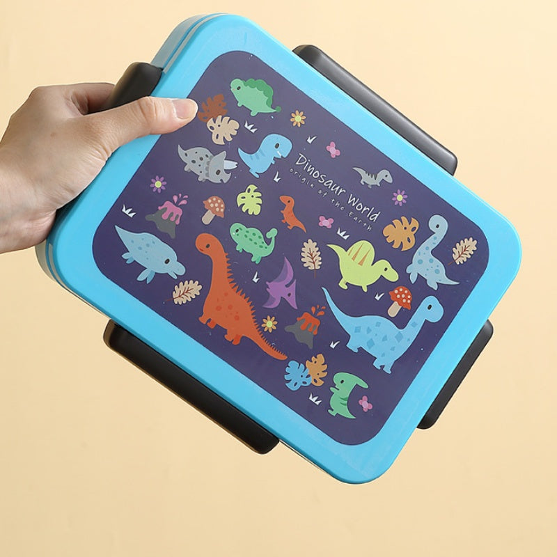 Aarenza cute cartoon lunch box with colorful houseware design, featuring a playful cartoon character on a durable kitchen container.