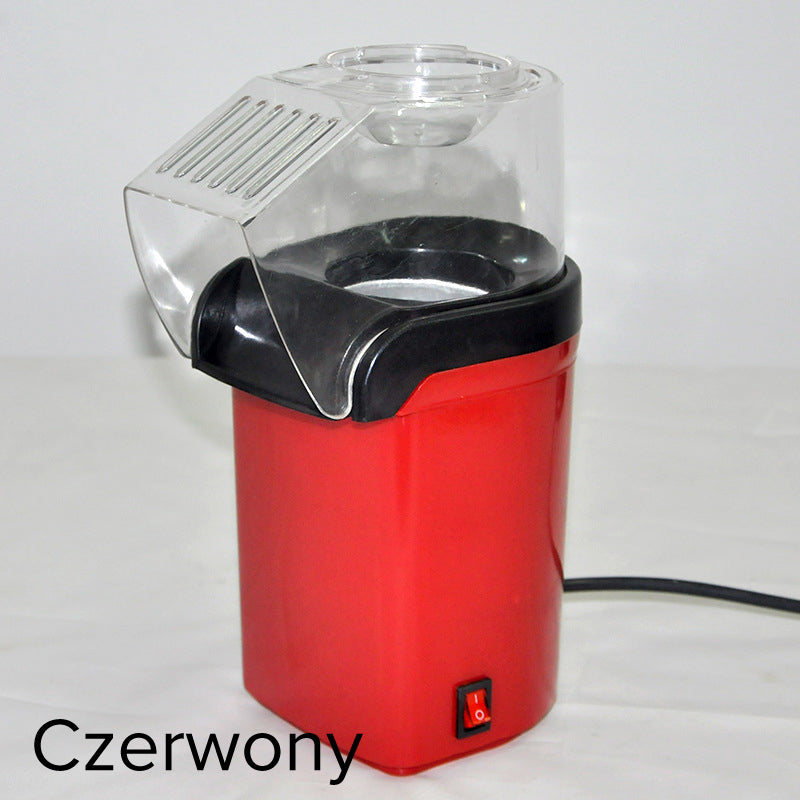 Arenzza mini popcorn maker for home use, with a compact kitchen appliance design ideal for parties and movie nights.