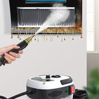 Arenzza 2500W handheld high-temperature pressurized steam cleaner for houseware and kitchen cleaning with a sleek design.