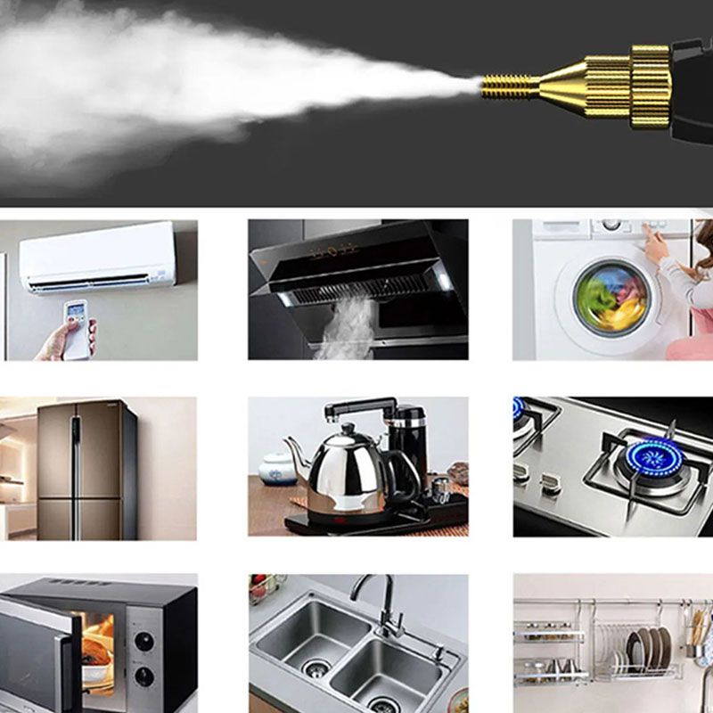 Arenzza 2500W handheld high-temperature pressurized steam cleaner for home and kitchen cleaning tasks.