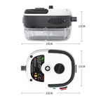 Arenzza 2500W handheld high-temperature steam cleaner for household cleaning, showing the compact design and steam nozzle attachment.