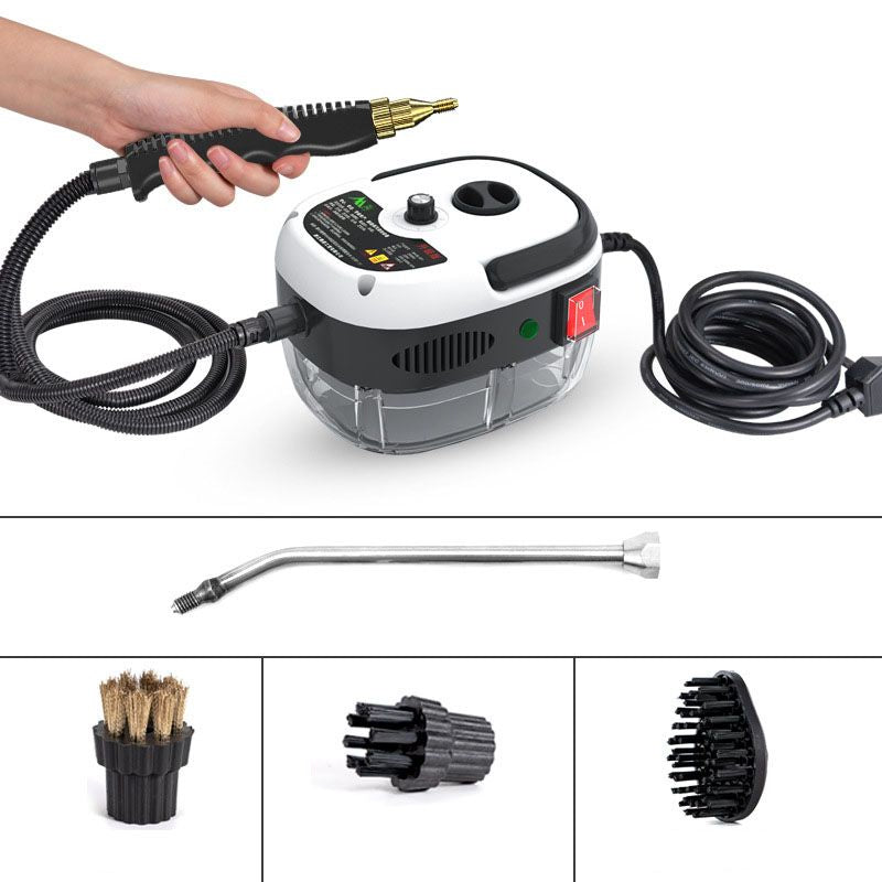 Arenzza 2500W handheld high-temperature steam cleaner for house and kitchen use, with a sleek design and pressurized steam output.