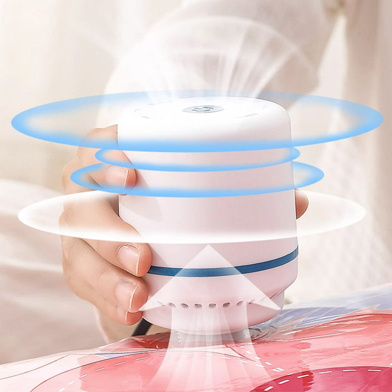 Arenzza space-saving vacuum storage bags for houseware and kitchen, shown filled with clothes and sealed for compact storage.