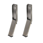 Arenzza magnetic stainless steel door stopper mounted on a door, designed for houseware and kitchen use to prevent door damage.