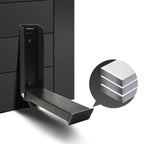 Arenzza magnetic stainless steel door stopper attached to a door, designed for houseware and kitchen use.