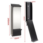 Arenzza magnetic stainless steel door stopper mounted on a wall in a kitchen or houseware setting, designed to hold doors open securely.