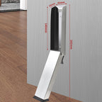 Arenzza magnetic stainless steel door stopper mounted on a door frame, designed to hold doors open securely in a houseware and kitchen setting.