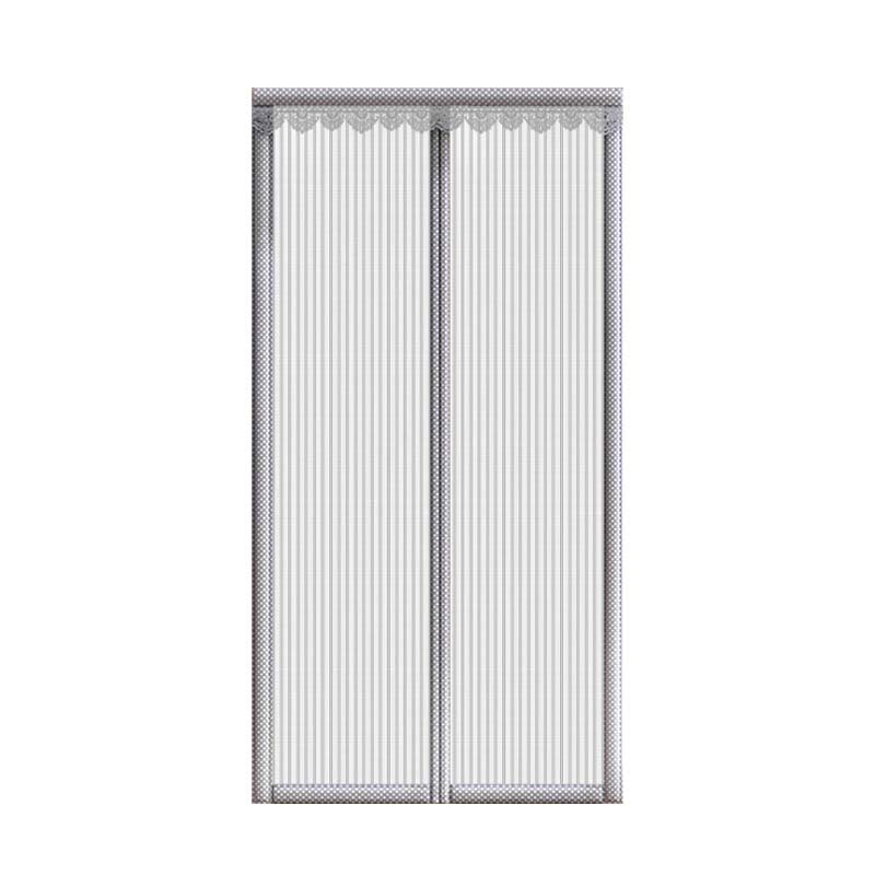 Arenzza heavy-duty magnetic screen door with self-sealing design, pet-friendly mesh, installed on a patio door opening to fresh air.